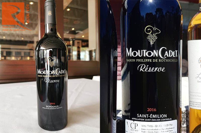 Rượu vang Baron Philippe de Rothschild Reserve Mouton  Cadet Bordeaux