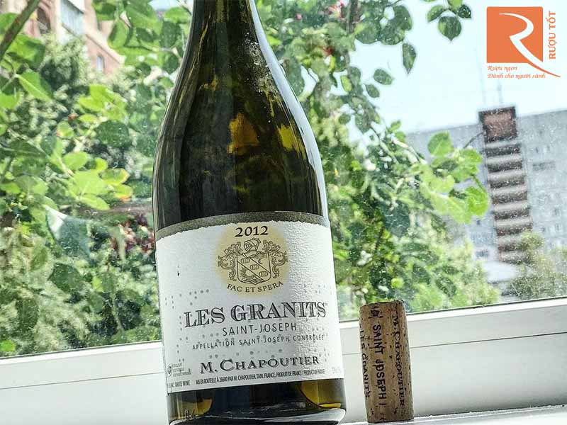 Rượu vang Les Granits Blanc Saint Joseph M Chapoutier