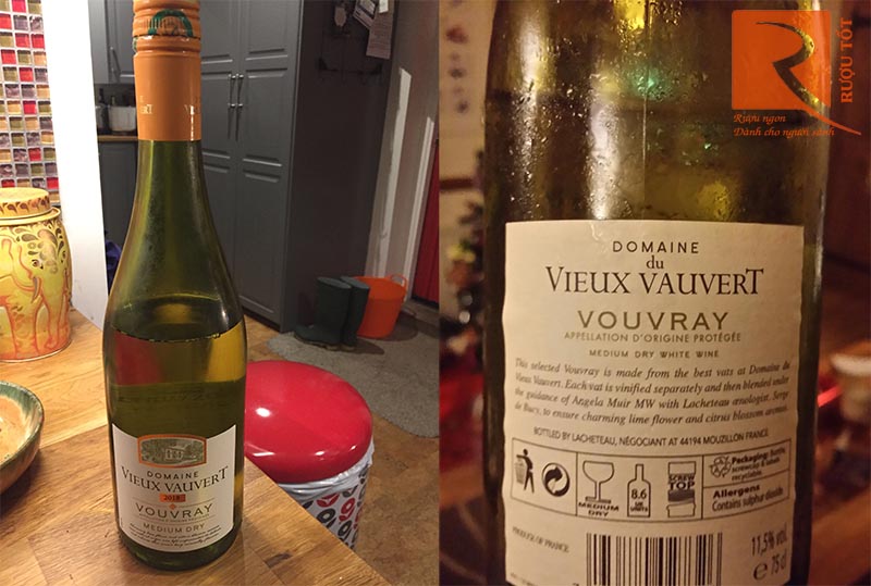 Rượu vang Domaine du Vieux Vauvert Vouvray