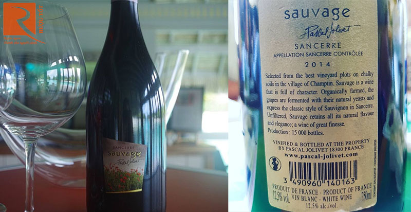 Rượu Vang Sauvage Sancerre Blanc
