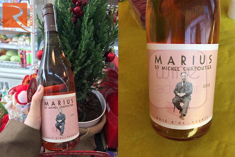 Rượu Vang M Chapoutier Marius Rose Languedoc