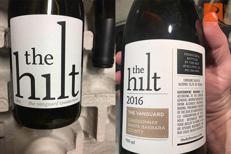 Vang Mỹ The Hilt the Vanguard Chardonnay