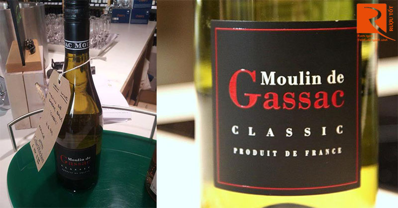 Rượu Vang Moulin de Gassac Classic Blanc