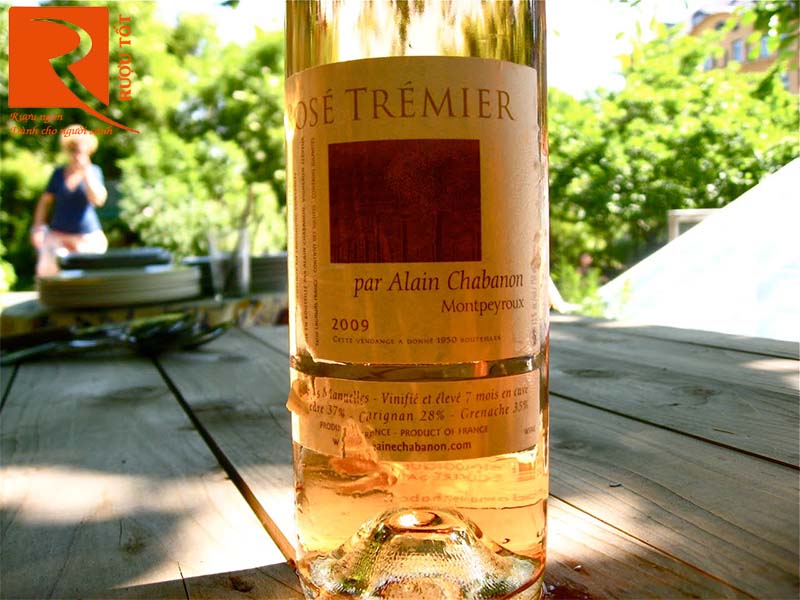 Rượu Vang Rose Tremier Par Alain Chabanon