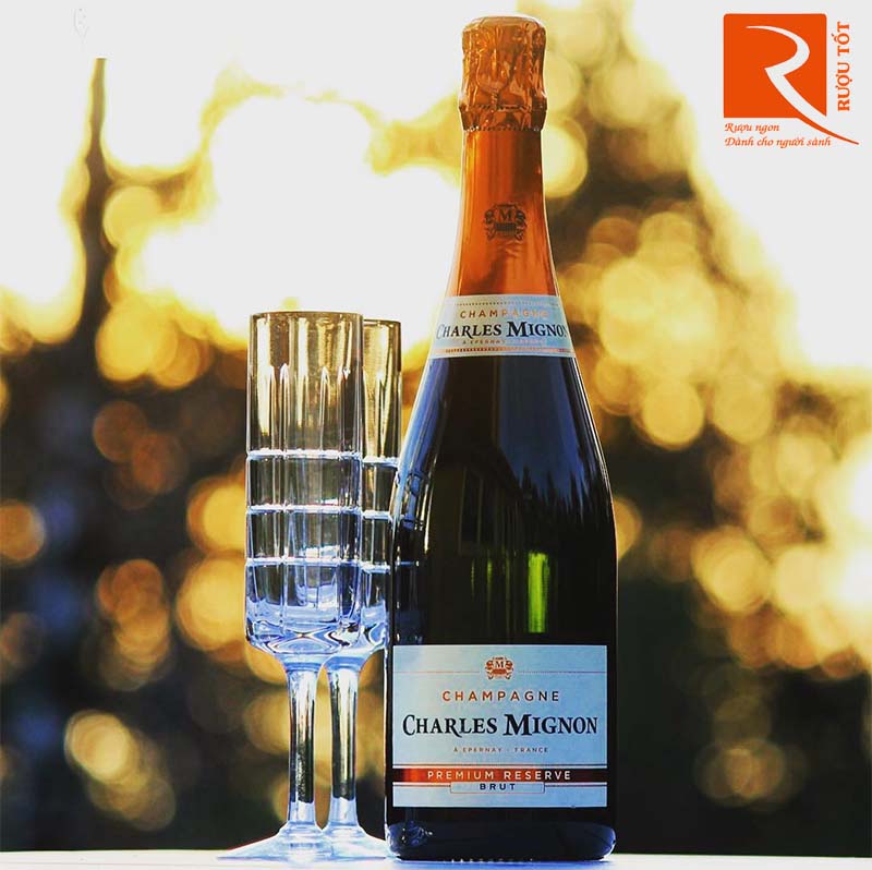 Rượu Vang Charles Mignon Champagne Brut Premium Reserve