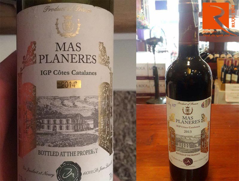Rượu Vang Chateau Planeres Cotes Catalanes Rouge