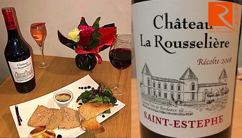 Rượu Vang Chateau La Rousselière Saint Estephe Wooden