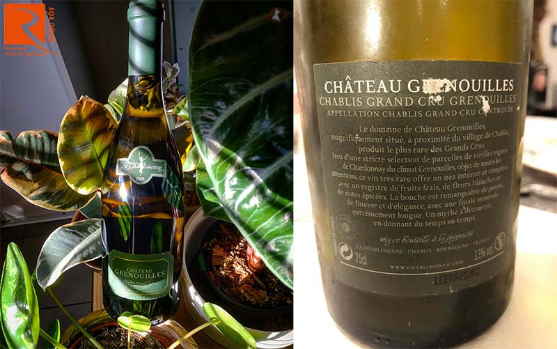 Rượu Vang Chateau Grenouilles Chablis Grand Cru