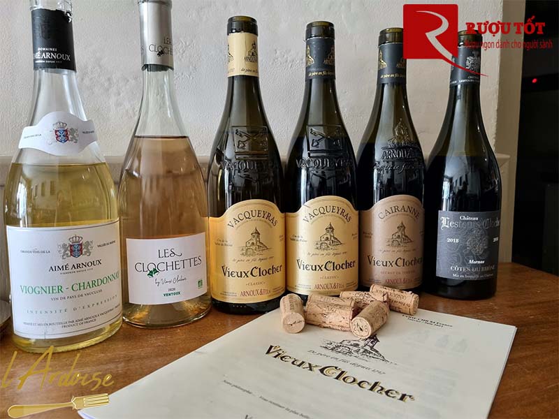 Rượu Vang Viognier Chardonnay Aimé Arnoux