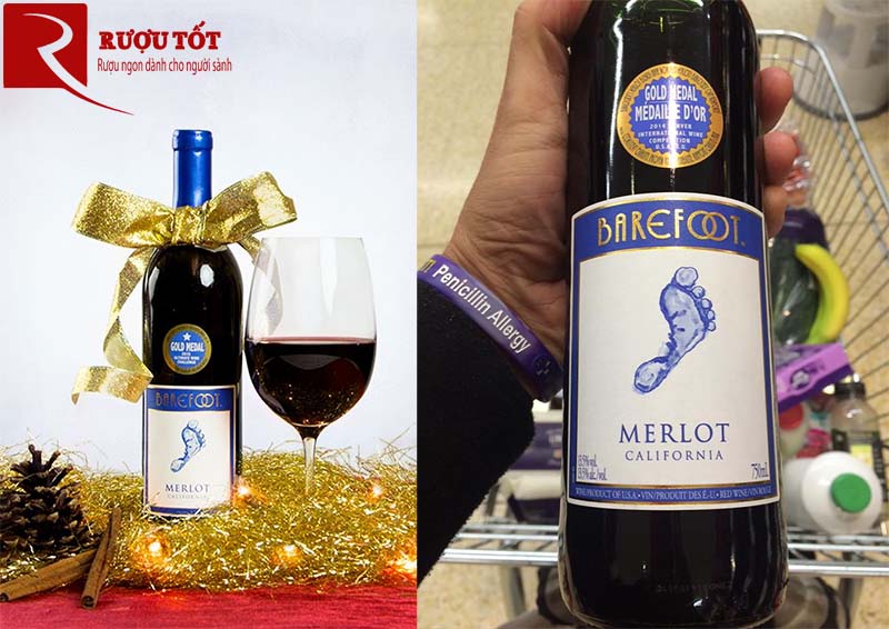 Rượu Barefoot Varietal Merlot