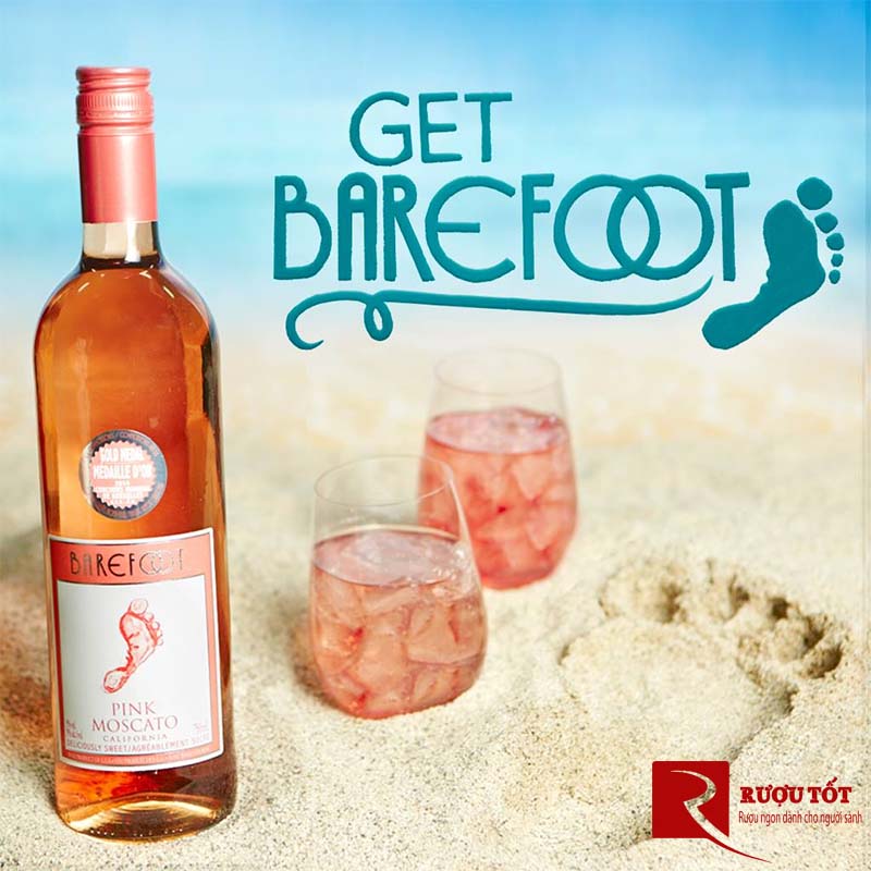 Rượu Mỹ Barefoot Varietal Pink Moscato