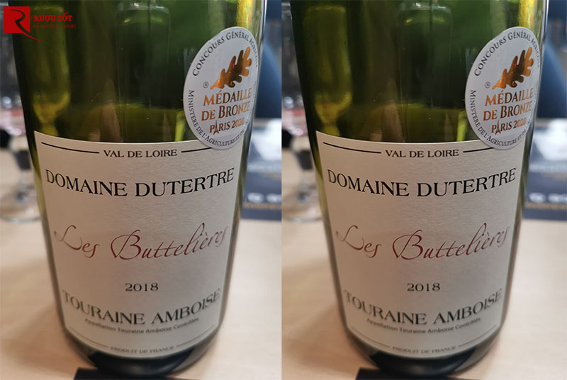 Rượu Les Buttelieres Domaine Dutertre Touraine Amboise