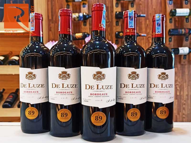 Rượu vang Pháp De Luze Bordeaux