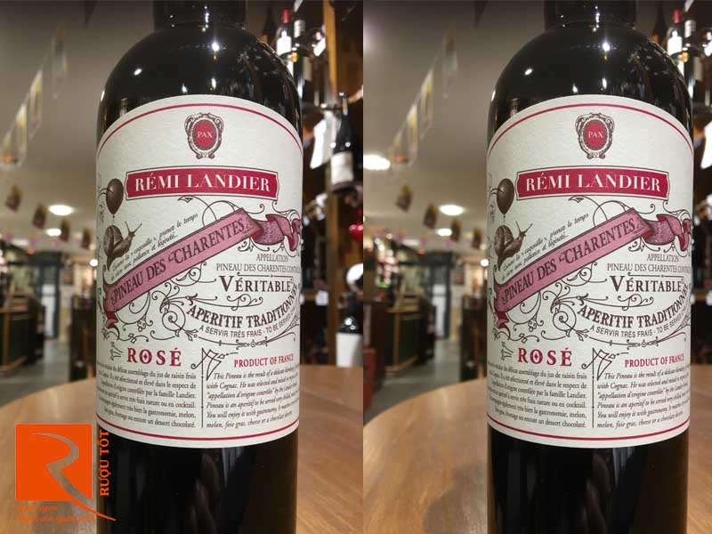 Rượu vang Pháp Remi Landier Pineau Rose