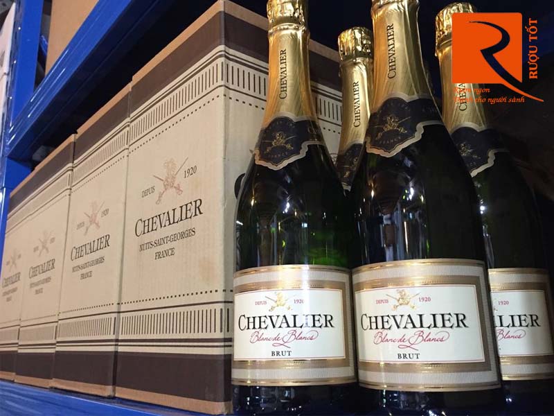 Rượu vang nổ Pháp Chevalier Blanc de Blancs Brut