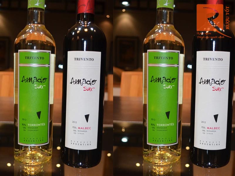 Rượu vang Amado Sur Torrontes Viognier Chardonnay