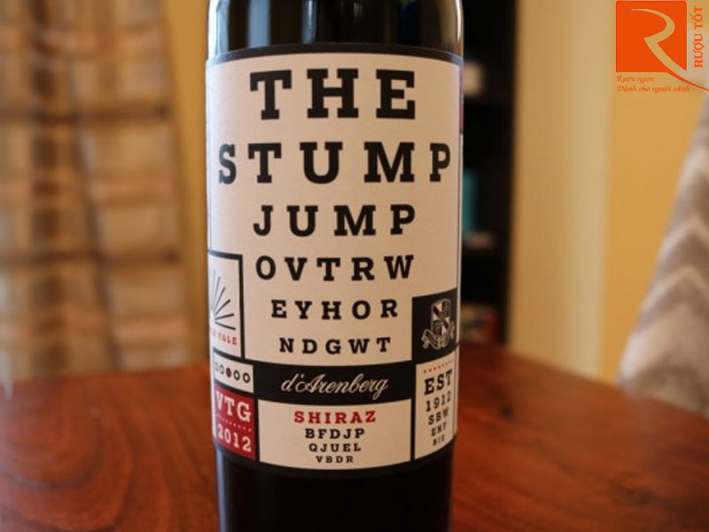 Rượu vang The Stump Jump Shiraz D