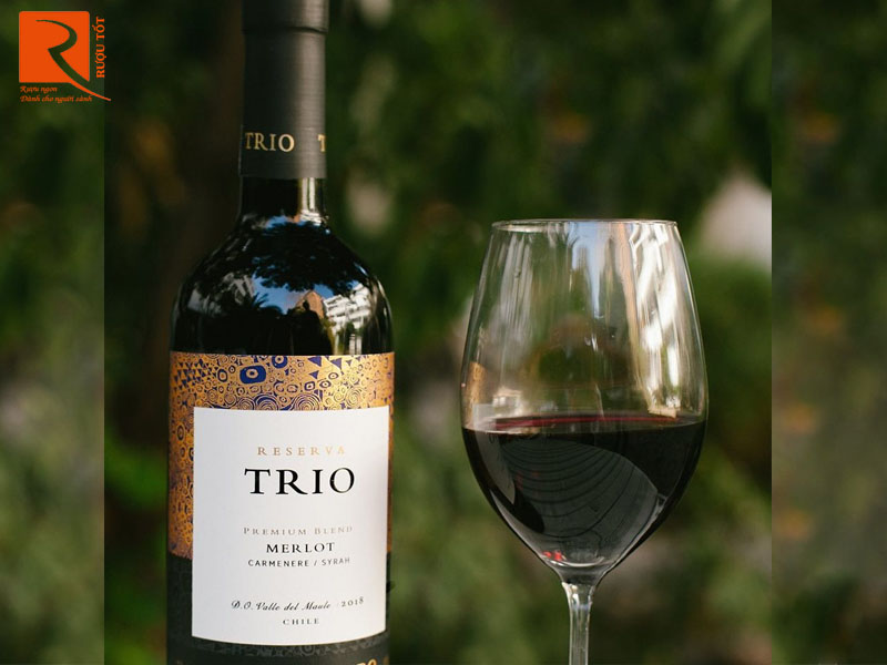 Rượu vang Chile Concha Y Toro Trio Reserva Merlot Carmenere Syrah