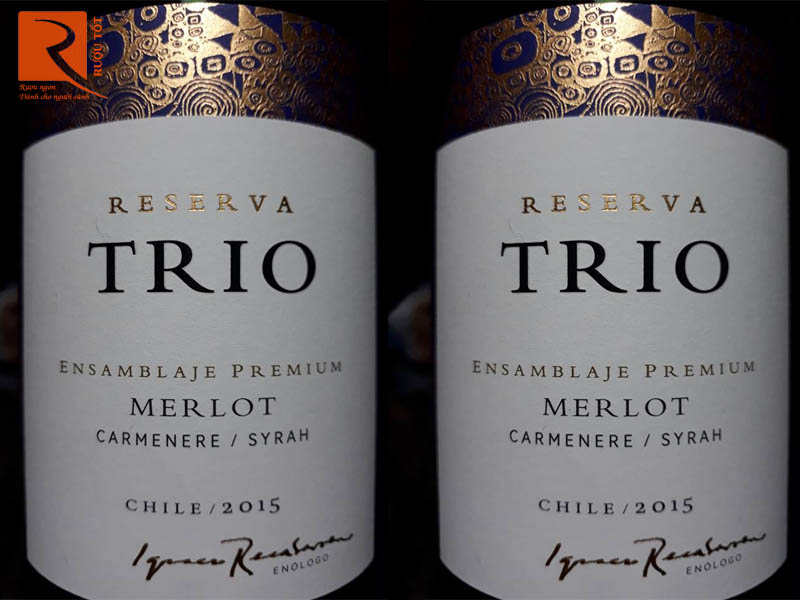 Rượu vang Chile Concha Y Toro Trio Reserva Merlot Carmenere Syrah