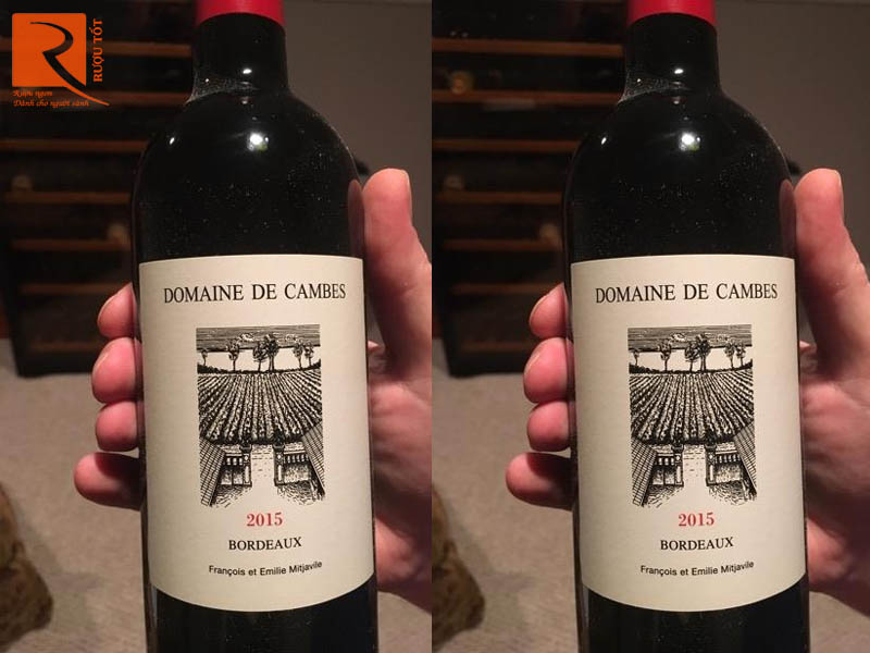 Rượu vang Pháp Domaine De Cambes Bordeaux
