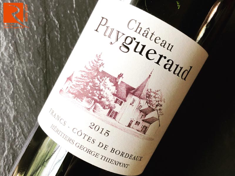 Rượu vang Pháp Chateau Puygueraud Francs Cotes de Bordeaux