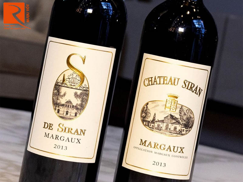 Rượu vang Pháp S de Siran Margaux