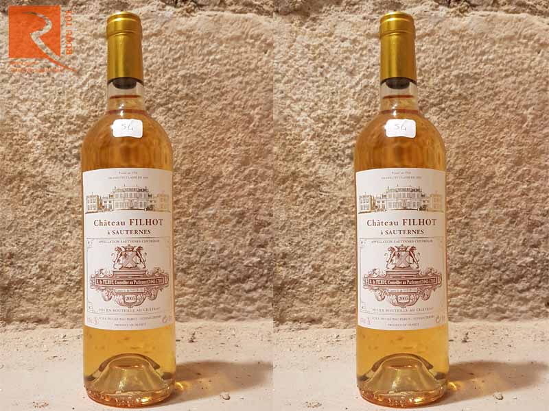 Rượu vang Pháp Chateau Filhot Sauternes Grand Cru Classe