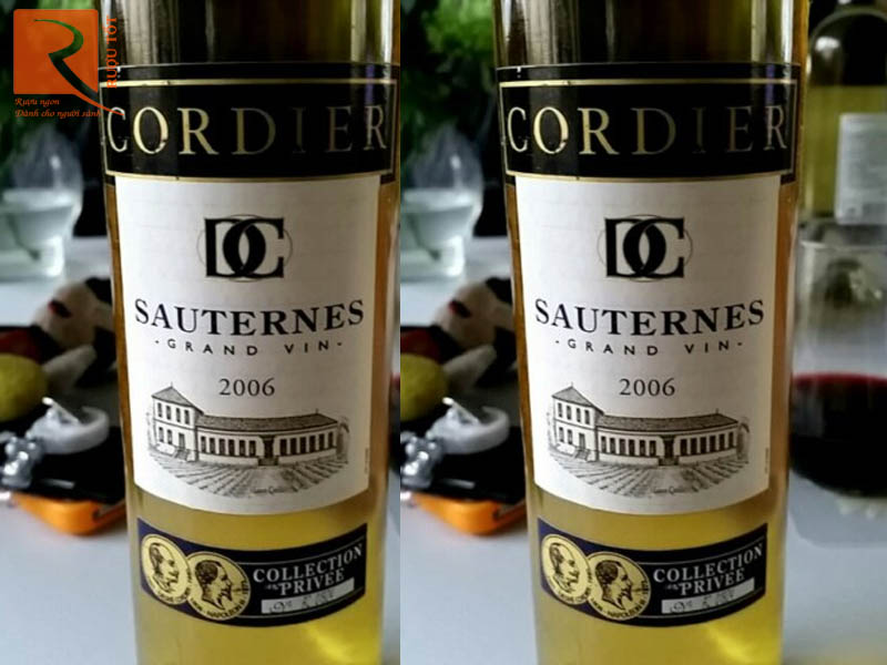Rượu vang Pháp Collection Privee Cordier Sauternes