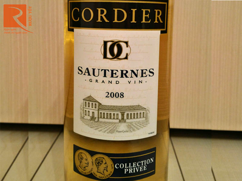 Rượu vang Pháp Collection Privee Cordier Sauternes