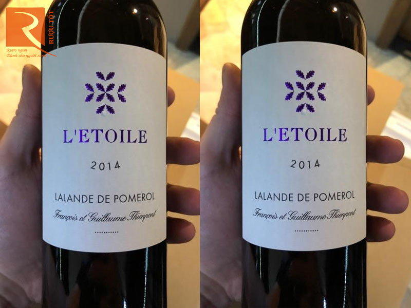 Rượu vang Pháp Francois et Guillaume Thienpont Letoile