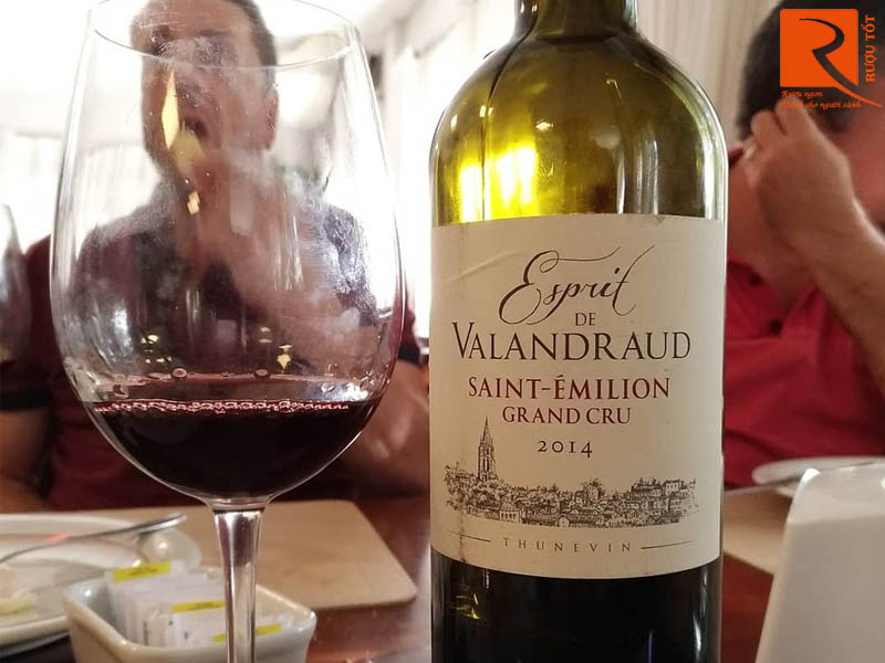 Rượu vang Pháp Esprit de Valandraud Saint Emillion