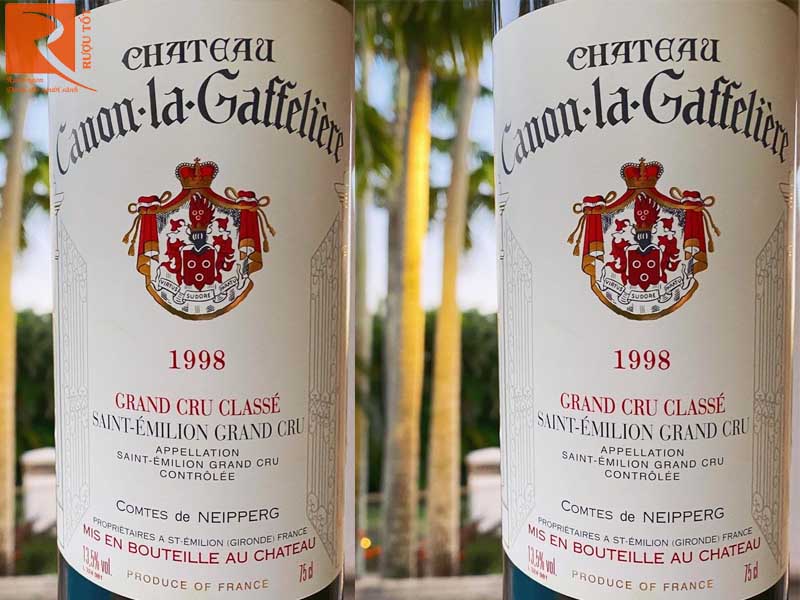 Rượu vang Pháp Chateau Canon La Gaffeliere