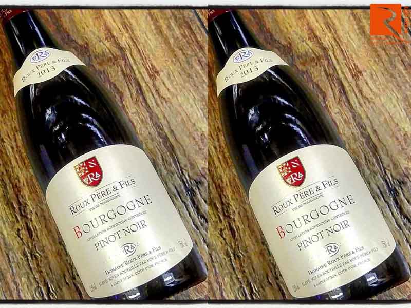Rượu vang Pháp Roux Pere Fils Bourgogne Pinot Noir