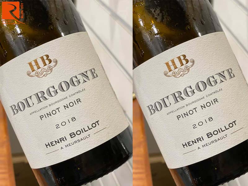Rượu vang Pháp Henri Boillot Pinot Noir Bourgogne