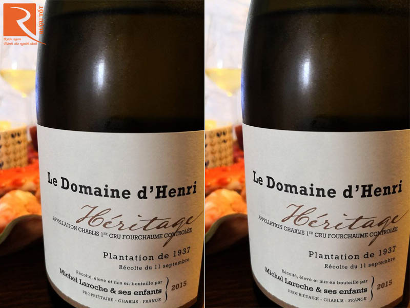 Rượu vang Pháp Le Domaine dHenri Fourchaume