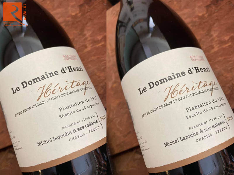 Rượu vang Pháp Le Domaine dHenri Heritage Fourchaume