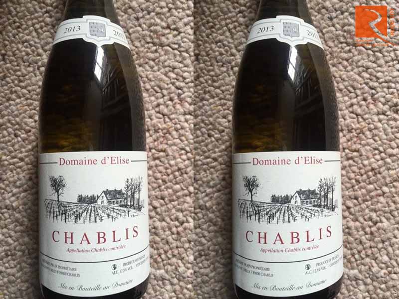 Rượu vang Pháp Domaine dElise Chablis