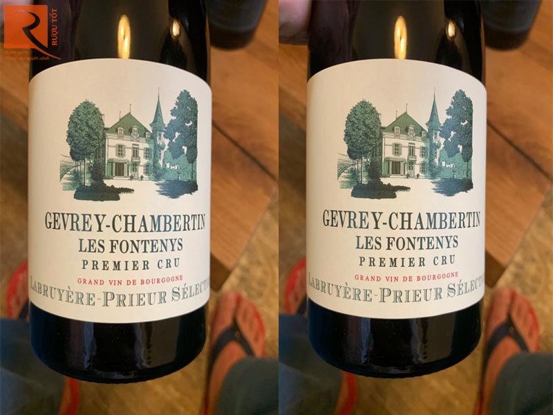 Rượu vang Pháp Gevrey Chambertin Les Fontenys Labruyere Prieur Selection