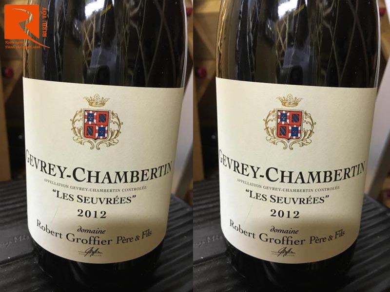 Rượu vang Pháp Gevrey Chambertin Les Seuvrees Robert Groffier