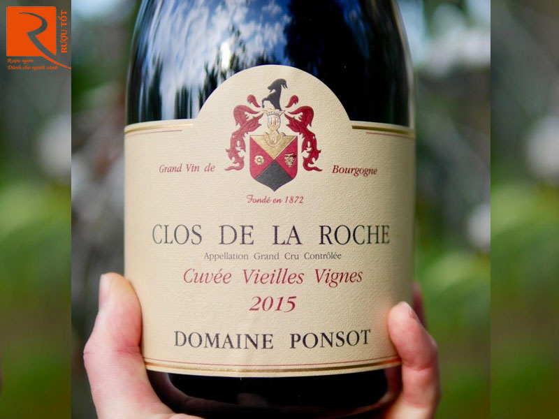 Rượu vang Pháp Clos De La Roche Domaine Ponsot Grand Cru