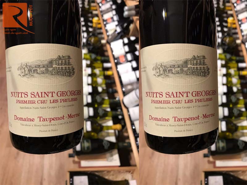 Rượu vang Pháp Nuits Saint Georges Les Pruliers Domaine Taupenot Merme