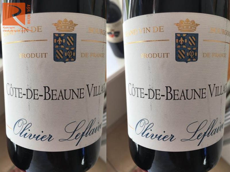 Rượu vang Pháp Cote de Beaune Villages Olivier Leflaive