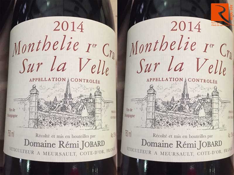 Rượu vang Pháp Monthelie 1er Cru Sur La Velle Remi Jobard Hảo hạng
