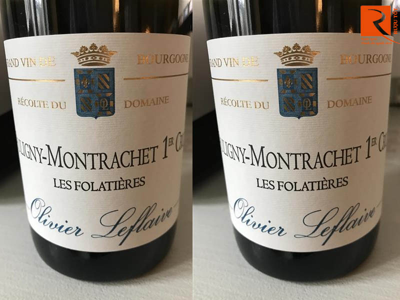 Rượu vang Pháp Puligny Montrachet Les Folatieres Olivier Leflaive Gía rẻ