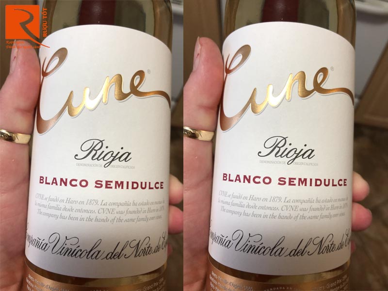 Cune Rioja Viura Blanco Semidulce