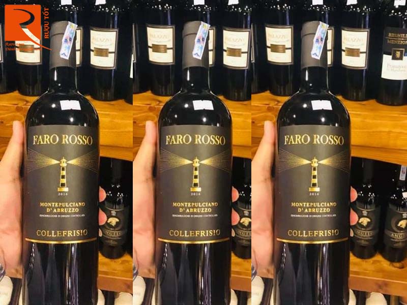 Rượu vang Collefrisio Faro Rosso