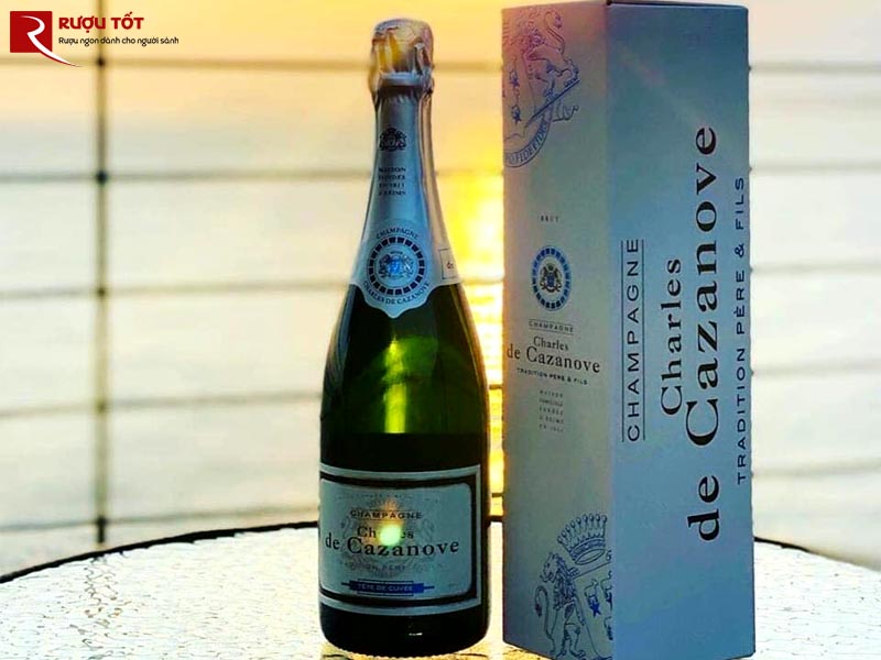 Rượu vang Pháp Champagne Charles De Cazanove Brut