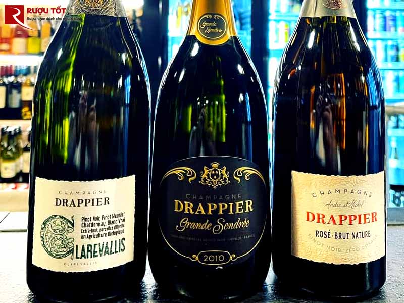 Vang Pháp Champagne Drappier Clarevallis Extra Brut