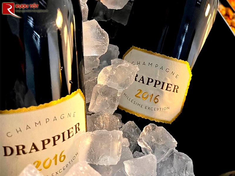 Rượu vang Pháp Champagne Drappier Millésime Exception