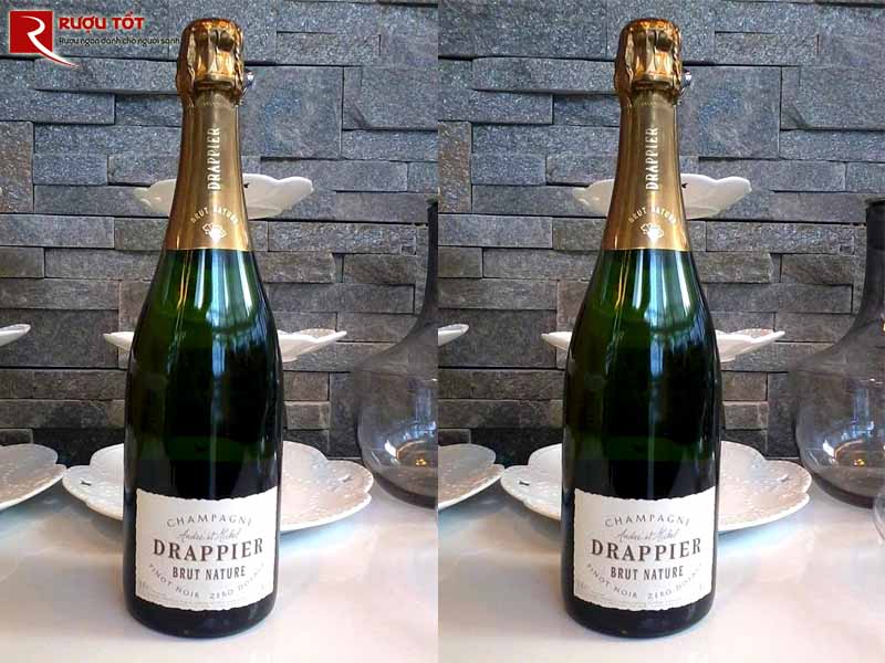 Rượu vang Pháp Champagne Drappier Brut Nature Zero Dosage